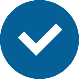 チェックマークのアイコン